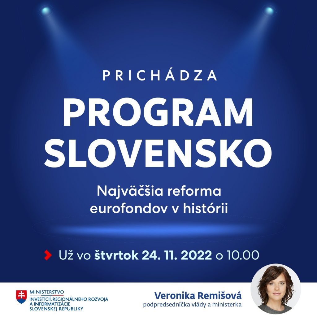Konferencia Program Slovensko 2021 - 2027